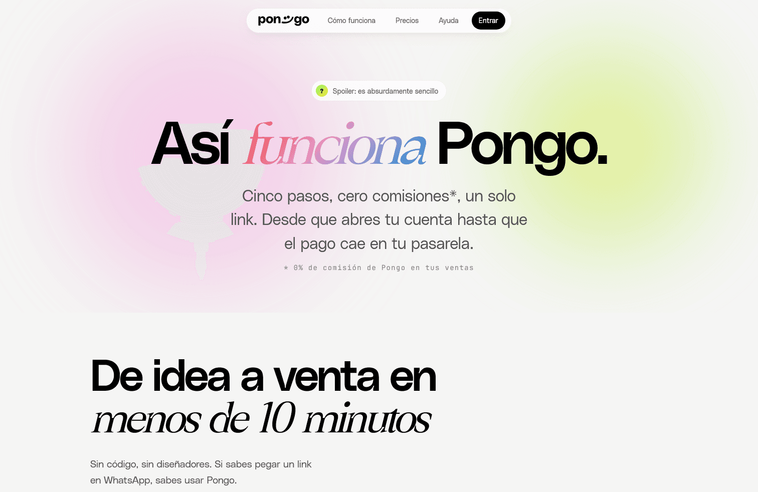 Cómo funciona Pongo — how it works