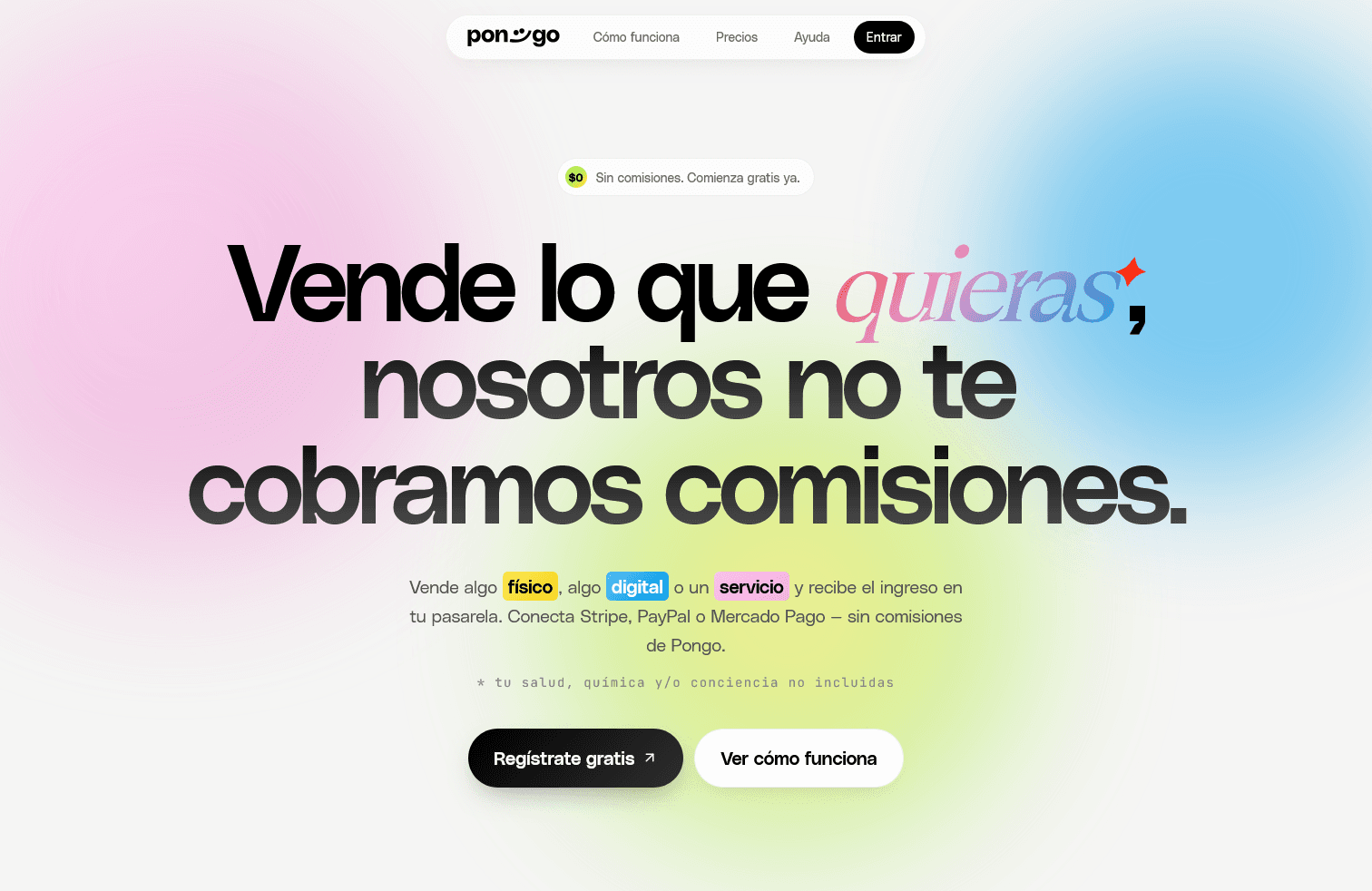 Landing · desktop